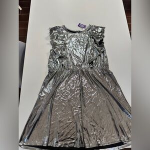 Silver Kids Casual Dress